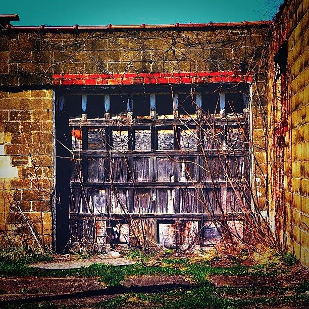 Rustic Photograph - #old#random#garage#door#rustic by Kris Cox