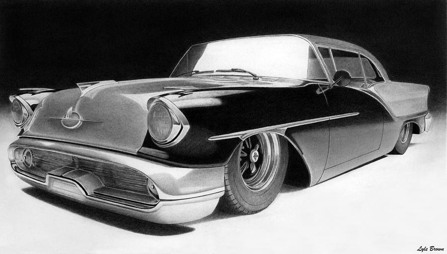 Olds 88 Drawing by Lyle Brown Fine Art America