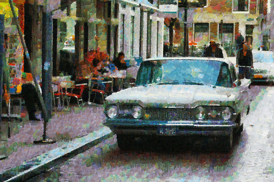 Oldsmobile in Amsterdam Photograph by Mick Flynn