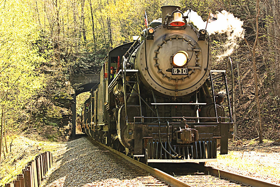 Ole #630 Steam Train Photograph by Tammy Schneider