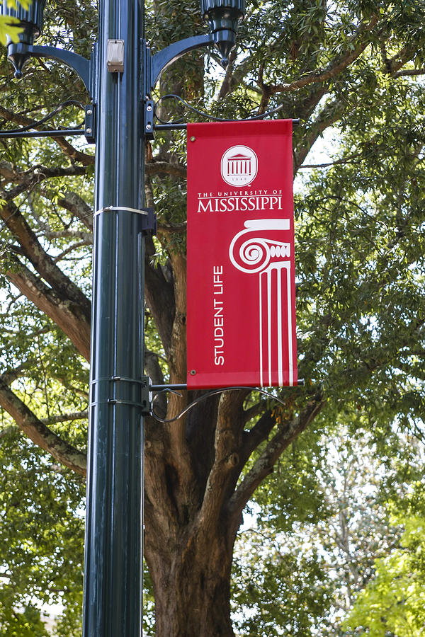 Ole Miss Banner Photograph by Chris Smith