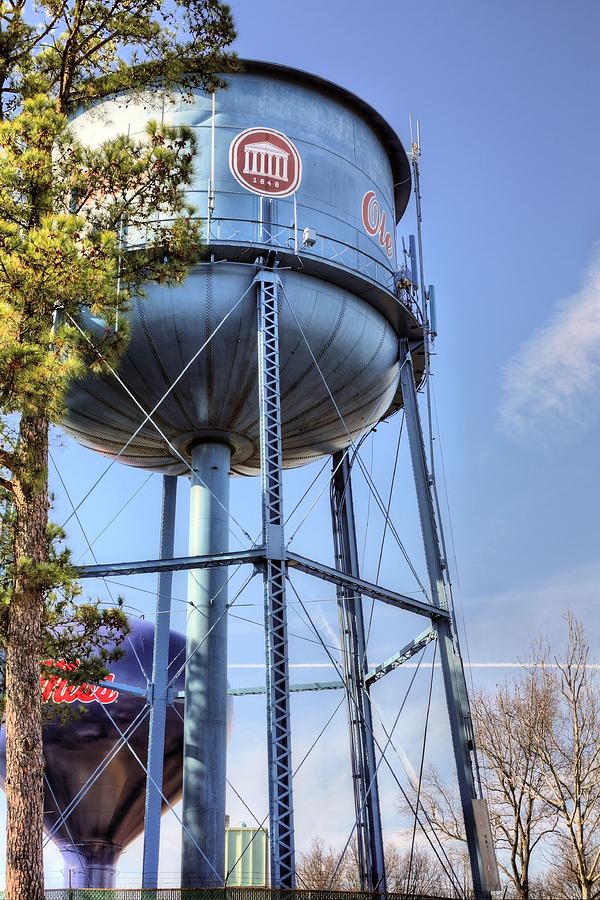 Ole Miss Water Towers Photograph by JC Findley