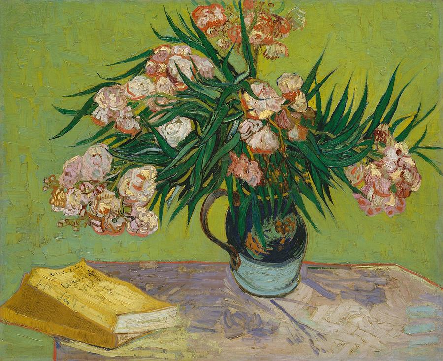 Vincent Van Gogh Painting - Oleanders by Vincent van Gogh
