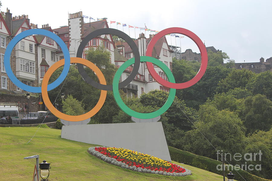 Olimpic Rings Photograph by David Grant