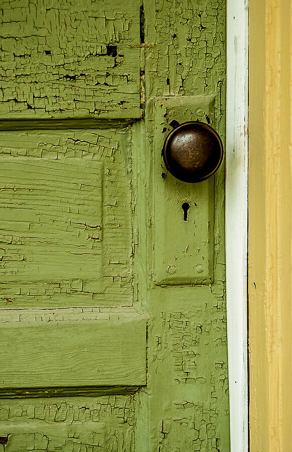 Olive Door Photograph by David Smith