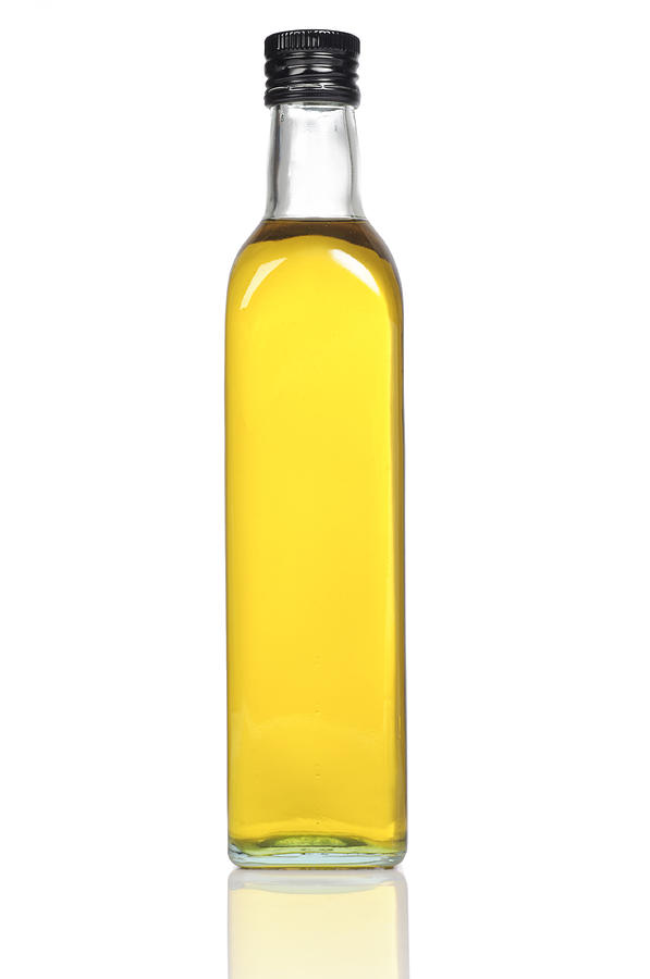 Olive Oil Bottle Close-up Photograph by Georgeclerk