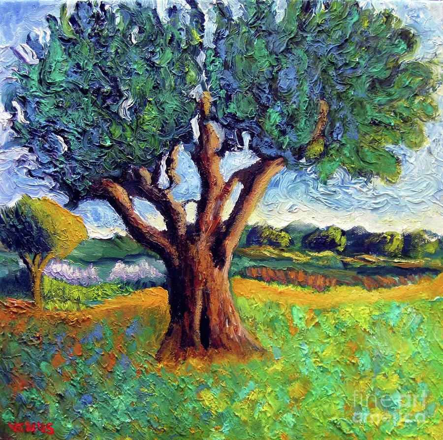 Nature Painting - Olive Tree by Venus Art