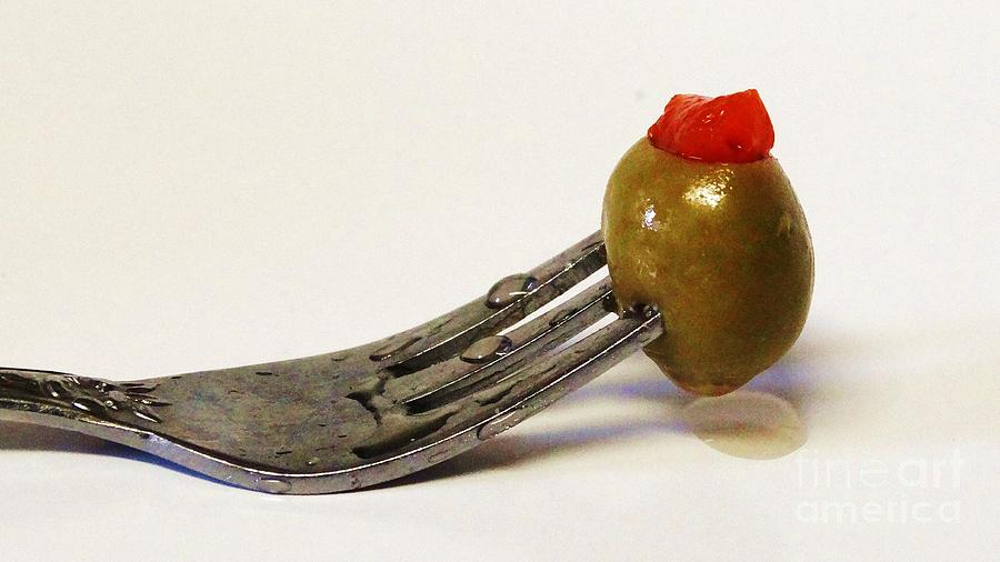 Olive with Pimiento Photograph by J L Zarek