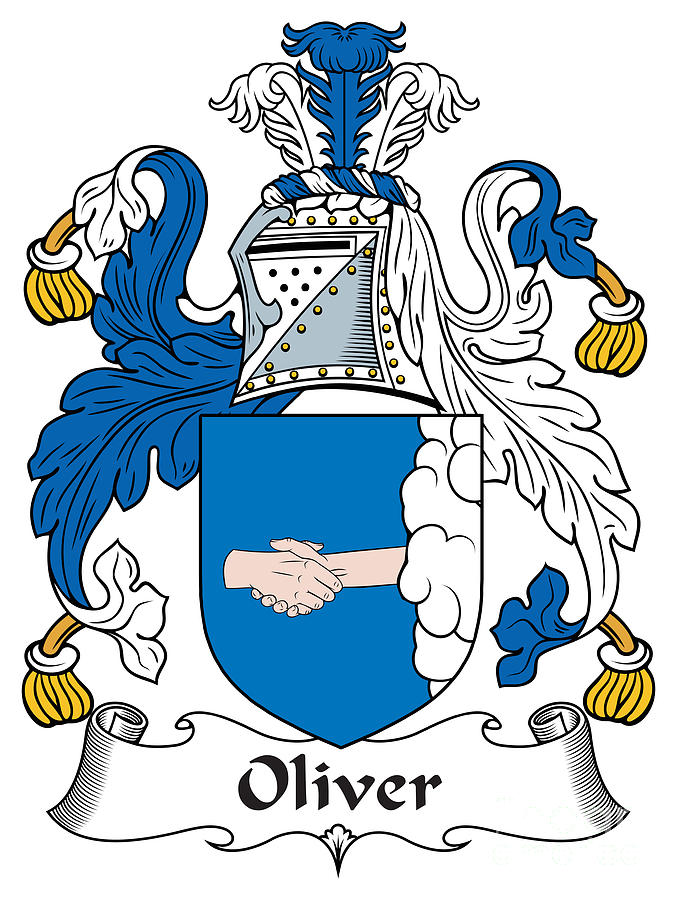 Oliver Coat of Arms Ulster Ireland Digital Art by Heraldry