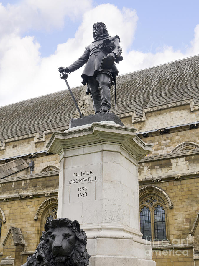 Oliver Cromwell in London Photograph by Brenda Kean