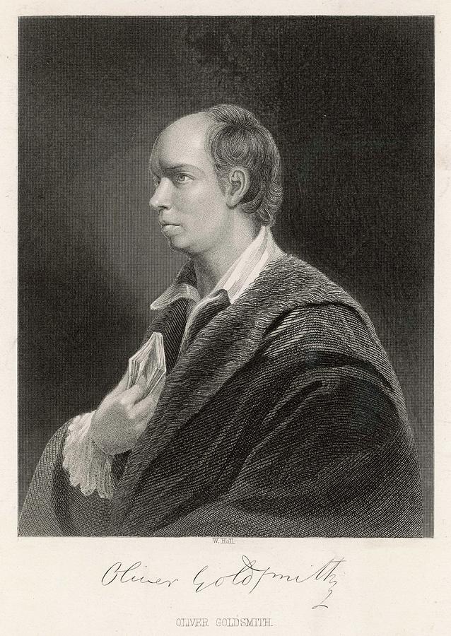 Oliver Goldsmith Irish Writer by Mary Evans Picture Library