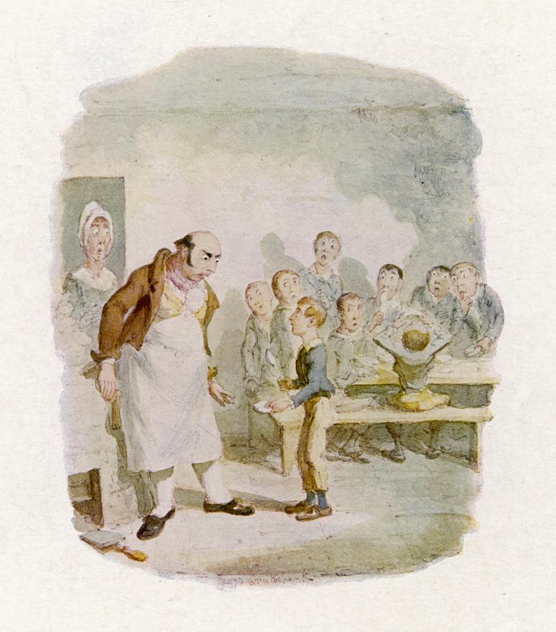 Oliver In The Workhouse Dares To Ask Drawing by Mary Evans Picture ...