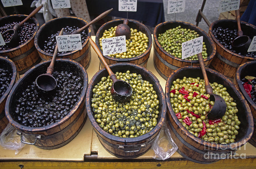 Olives from Provence Photograph by Craig Lovell