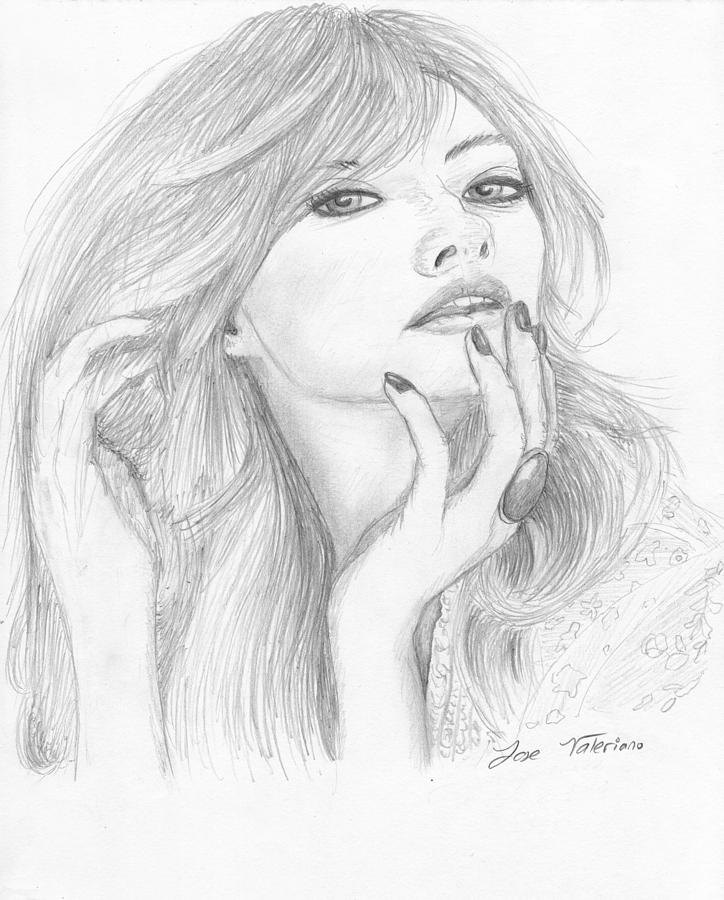Olivia Wilde Drawing by Martin Valeriano