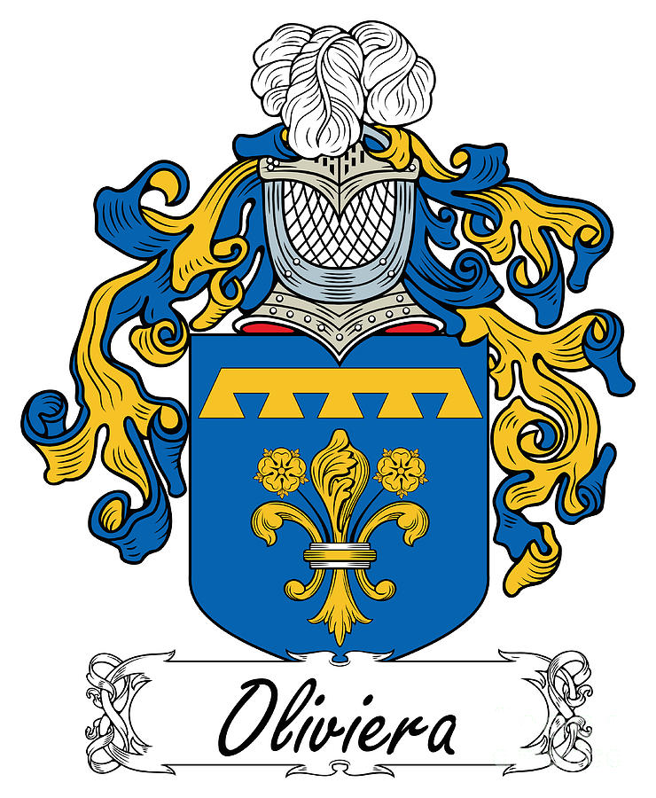 Oliviera Coat of Arms di Verona Digital Art by Heraldry