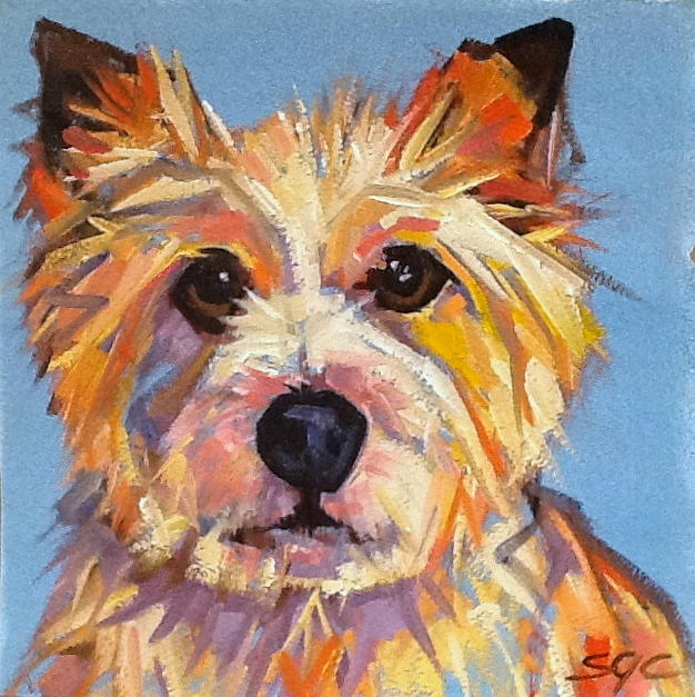 Ollie Painting by Sarah Gayle Carter