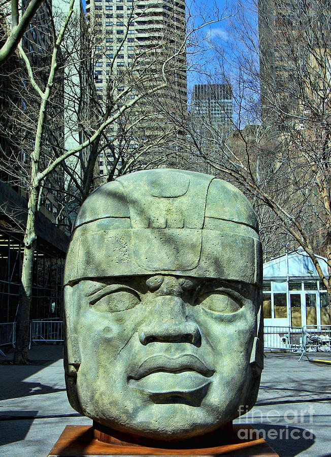 Olmec Head Photograph by Allen Beatty