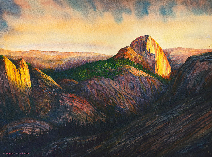 Olmstead Point Painting by Douglas Castleman