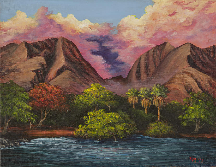 Olowalu Valley Painting by Darice Machel McGuire