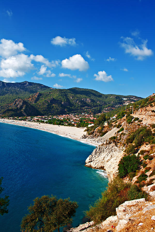 Olu deniz beach in Turkey on a beautiful summers day Photograph by Ken ...