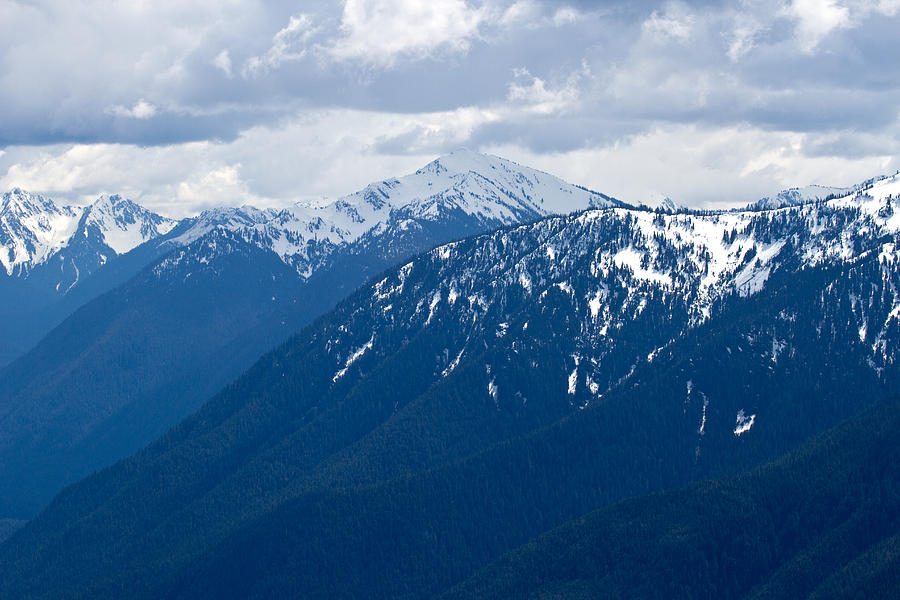 Olympic Mountains in May Photograph by Marie Jamieson