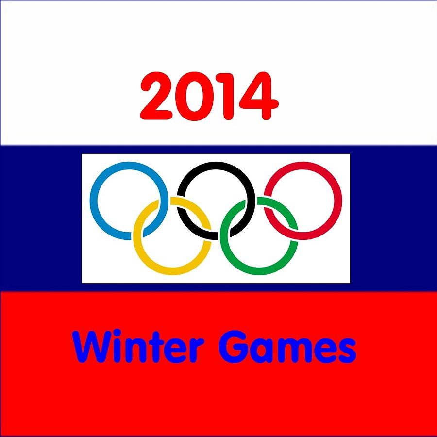 Memento Movie Digital Art - Olympic Symbol  Russian Flag by Florene Welebny