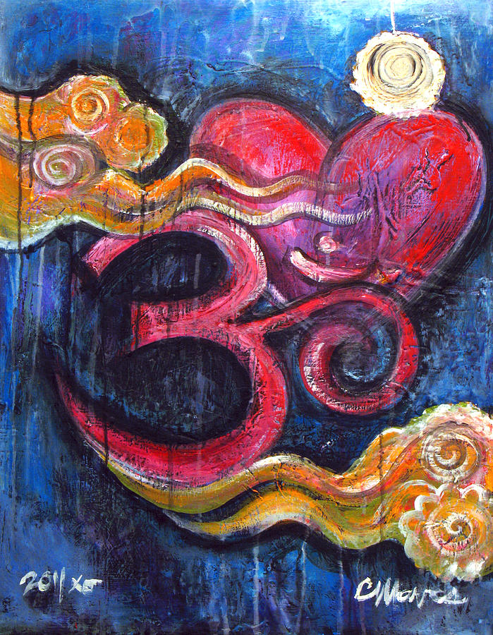 Om Heart Of Kindness Painting