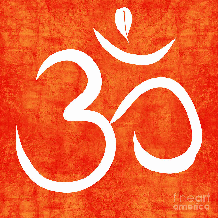 Om Painting - Om Spice by Linda Woods