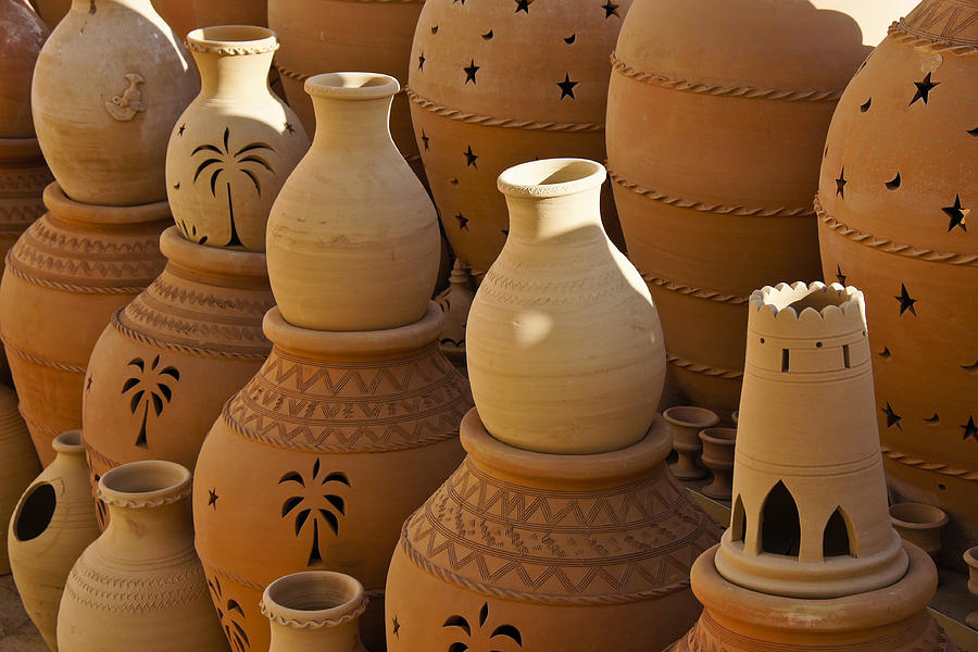 Omani Pottery Photograph by Michele Burgess
