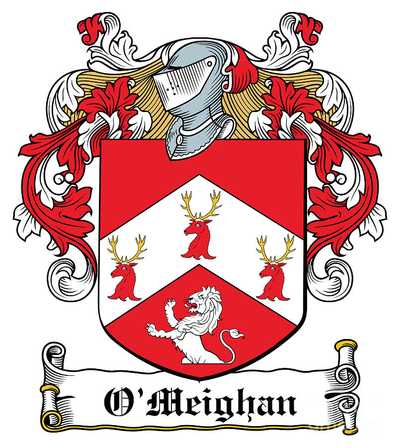 OMeighan Coat of Arms Irish Digital Art by Heraldry - Fine Art America