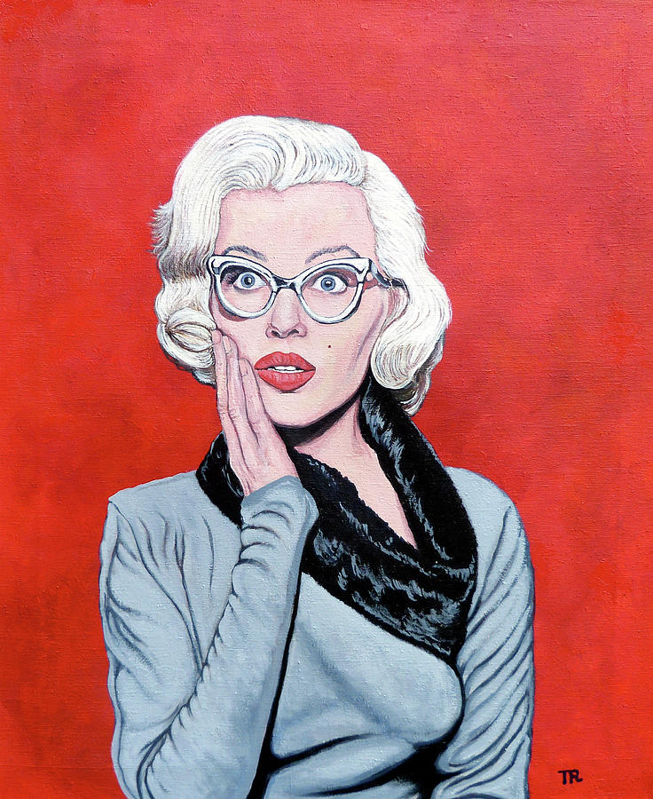 Marilyn Monroe Painting - OMG by Tom Roderick