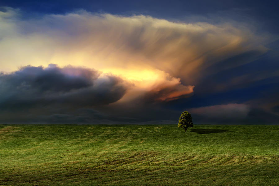 Ominous Clouds Photograph by Carlos Gotay
