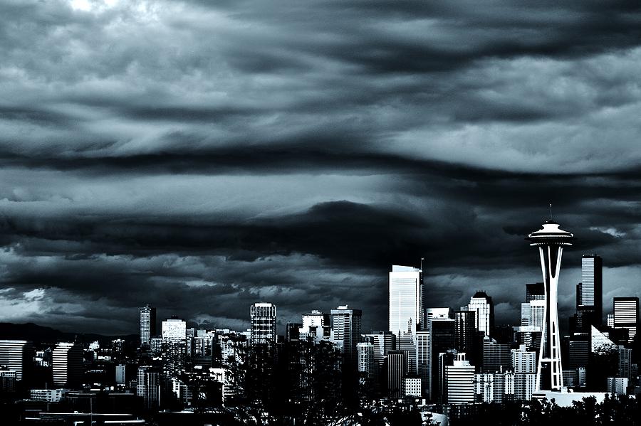 Ominous Skyline Photograph by Benjamin Yeager