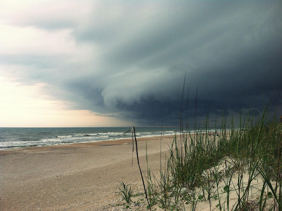 Beach Photograph - Ominous Storm by Jessica Yudis