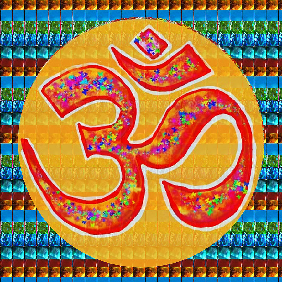 Ommantra Om Mantra Chant Yoga Meditation Spiritual Religion Sound  Navinjoshi  Rights Managed Images Painting