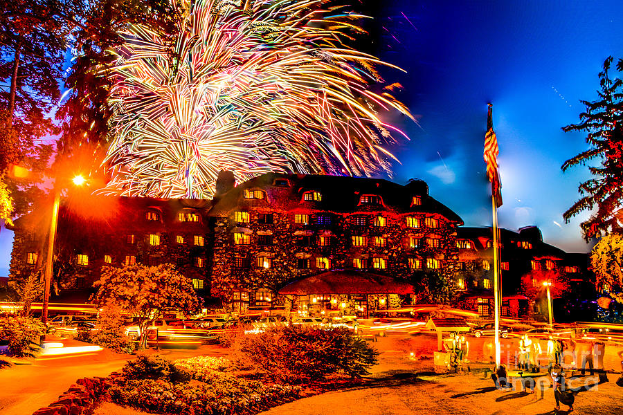 Omni Grove Park Inn July 4th Centennial Year 2014 Photograph by Ryan ...