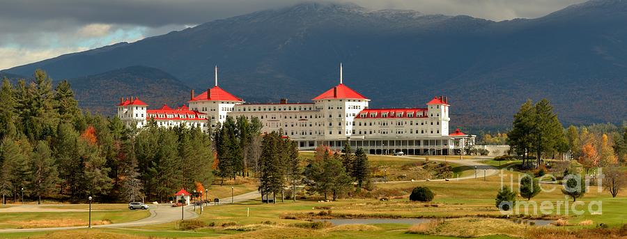 Omni Resort Luxury Panorama - White Mountains Of New Hampshire Photograph by Adam Jewell