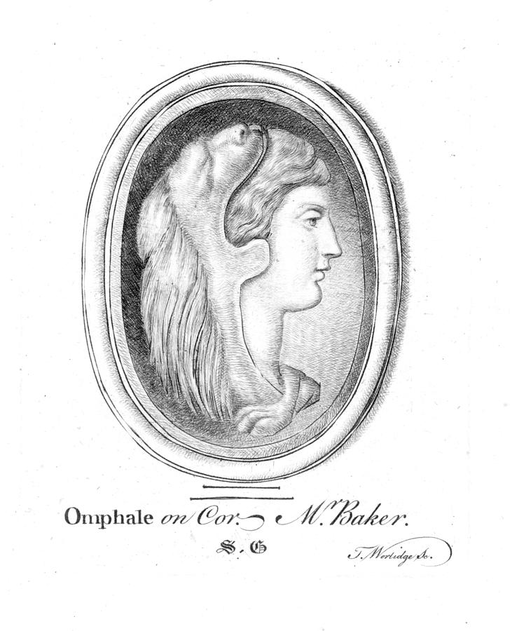 Omphale, Queen Of Lydia Painting by Granger