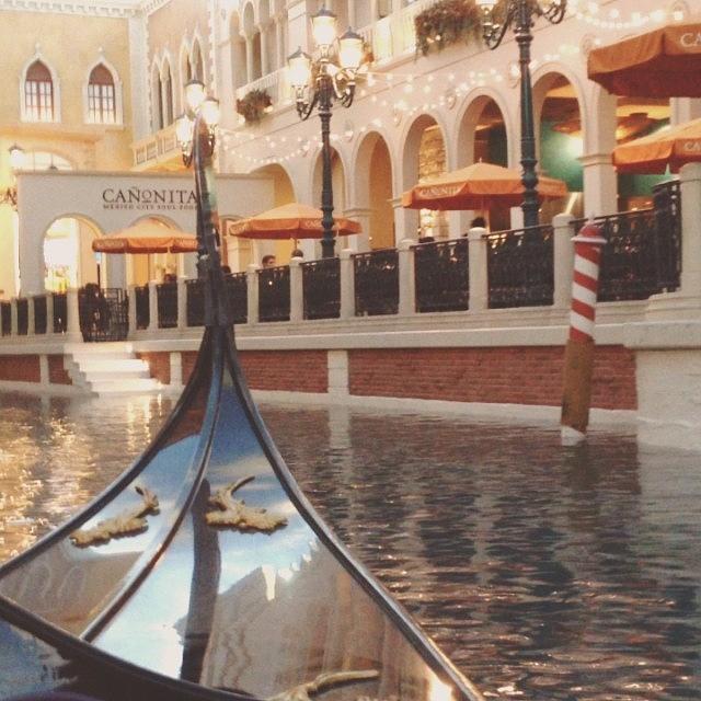 On A Gondola Ride In The Venetian In Photograph by Vivienne Gucwa