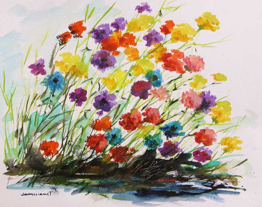 Flower Painting - On a Morning Walk by John Williams