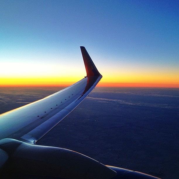 Igers Photograph - On A Plane At Sunrise by Rachel Z