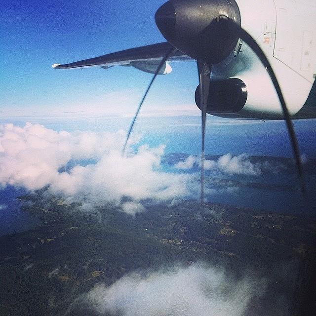 Travel Photograph - On Approach Into Victoria From My Rear by Hunter Wolfe