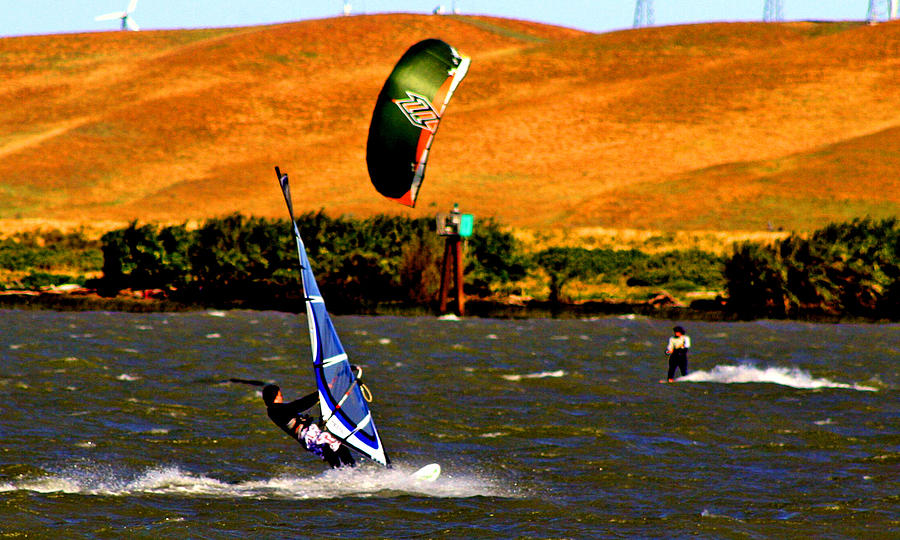 Wind Surfing Photograph - On Course by Joseph Coulombe
