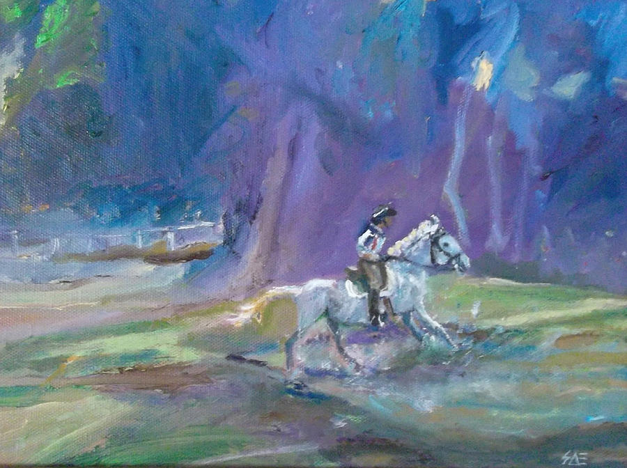 On Course Painting by Susan  Esbensen