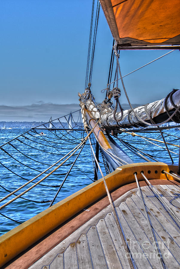 Boat Photograph - On Deck by Baywest Imaging