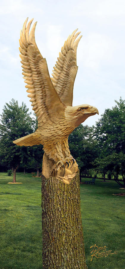 On Eagles Wings Digital Art by Doug Kreuger
