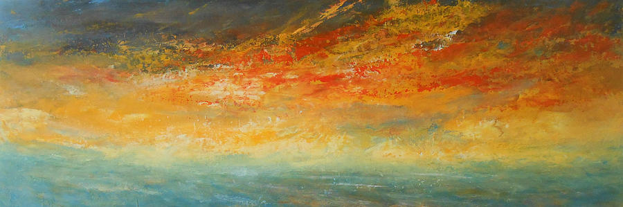 On Fire Painting by Jane See