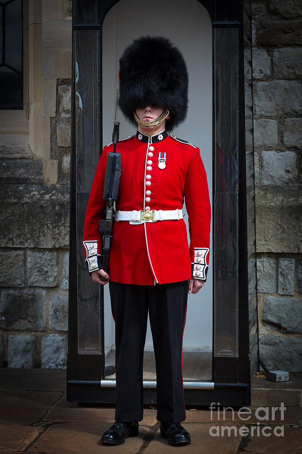 London Photograph - On Guard by Inge Johnsson