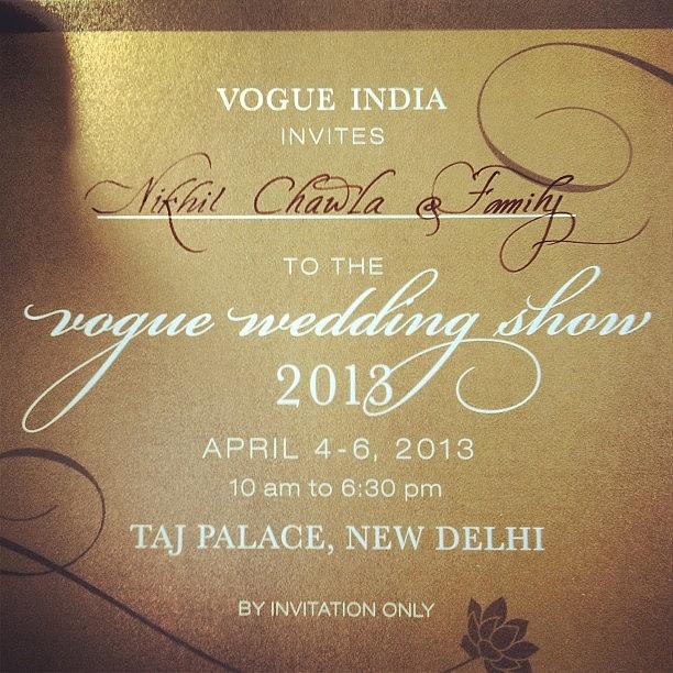 Fashion Photograph - On Our Way To The @vogue Wedding Show! by Nikhil Chawla