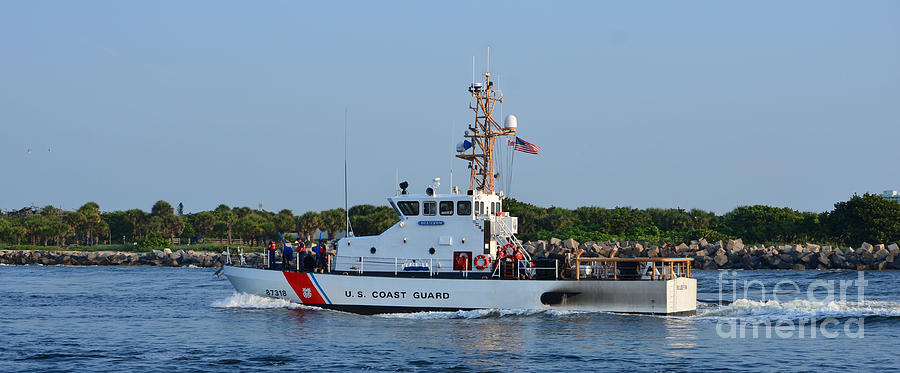 Coast Guard On Patrol Photograph by Bob Sample